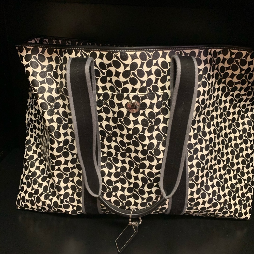 Coach large tote bag